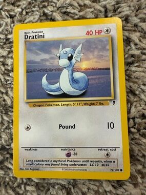 Dratini Pokemon Card